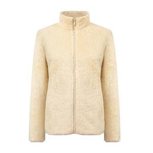 Vêtements de sport pour femmes Aoyema, manteau d'hiver pour femmes, fermeture éclair, polaire rembourré, manches longues, chaud, doux, col montant, veste d'extérieur - Product Image 4