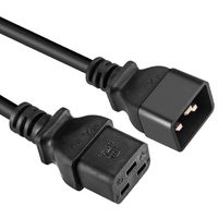 Xuanhui conducteur isolé câble d'alimentation électrique fil Iec C5 connecteur femelle C14 C13 cordon d'alimentation d'ordinateur