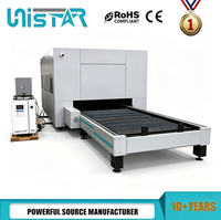 Machine de découpe laser à fibre entièrement fermée avec table d'échange, découpeuse laser CNC pour métal, certifiée CE