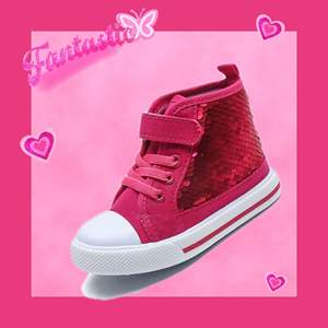 Chaussures de course respirantes à lacets pour enfants, motif floral, semelle souple, printemps et automne, pour garçons et filles - Product Image 1