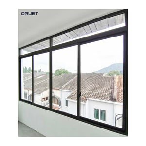 Ventanas Corredizas de Diseño Moderno DRUET, Ventana de Aluminio con Triple Vidrio, Tragaluz, Ventana de Techo, Ventana Corrediza de Vidrio, Ventana Fija Estilo Granja - Product Image 6