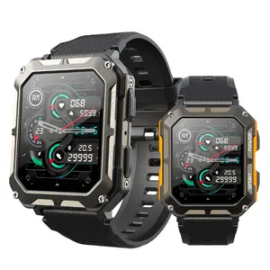 Nouveau Smartwatch tension artérielle IP68 1.83 pouces écran rond Fitness Tracker reloj inteligente Sport C20pro montre intelligente