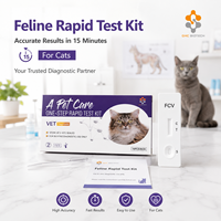 Tests antigéniques pour chats Pet Care, tests vétérinaires rapides, kits de dépistage rapide du coronavirus félin FCOV