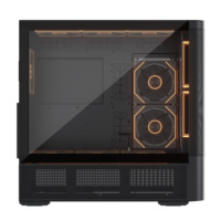 Boîtier PC Gaming ATX incurvé en maille, haute qualité, le plus populaire, vente directe usine