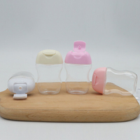 Bouteille en plastique transparente vide de 30 ml à presser pour désinfectant pour les mains, gel alcoolisé