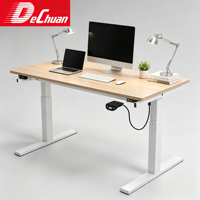 Pied de bureau réglable en hauteur à prix d'usine avec poutre télescopique pour table de bureau à domicile