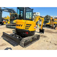Excavatrice d'occasion de marque chinoise Sany35U, mini-excavatrice Sany 35U d'occasion, micro-excavatrice Sany de 3,5 tonnes à vendre