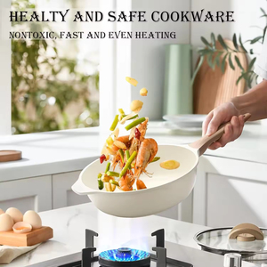 Factory Wholesale 15 Pcs Pots and Pans Set Nonstick <b>Cookware</b> Set Kitchen Cooking Set with Pan Protectors PFAS and PFOA Free - Product Image 4