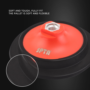 Spta bp502 kích thước 5 inch (125mm) chuyên nghiệp Móc & vòng quay ủng hộ tấm/xe đánh bóng ủng hộ Pad - Product Image 5