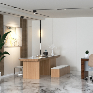 Système d'éclairage sur rail magnétique 48V avec ruban LED tissé, projecteur COB et corps en verre pour bureaux, maisons et hôtels - Product Image 6