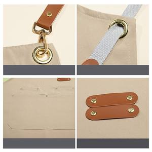 Delantal grueso de lona para cocina, herramienta de trabajo, <span class=keywords><strong>Chef</strong></span>, con bolsillos, para <span class=keywords><strong>restaurante</strong></span>, cafetería, tienda, jardinería - Product Image 3