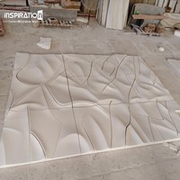 Panneau mural sculptural 3D sur mesure pour l'intérieur de la villa GRG