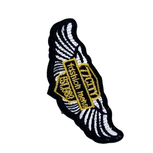 Écusson brodé personnalisé pour vêtements, patch brodé en <span class=keywords><strong>chenille</strong></span>, écusson thermocollant, badge brodé à la main en <span class=keywords><strong>fil</strong></span> métallique - Product Image 6