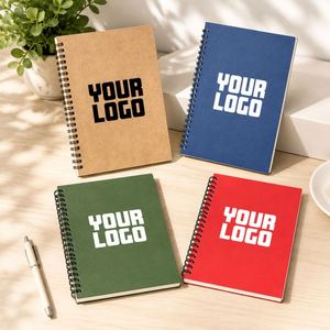Eco Friendly Kraft Paper <b>Cover</b> Notebook for Office School Use Wholesale Bulk Order Line Pages Wholesale School Notebooks - Product Image 1