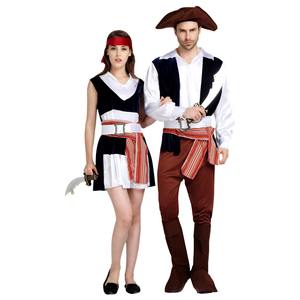 Disfraz <span class=keywords><strong>de</strong></span> Pirata para Adultos, Hombres y Mujeres, Parejas, Halloween, Cosplay <span class=keywords><strong>de</strong></span> Películas y Televisión, Material <span class=keywords><strong>de</strong></span> Poliéster - Product Image 3