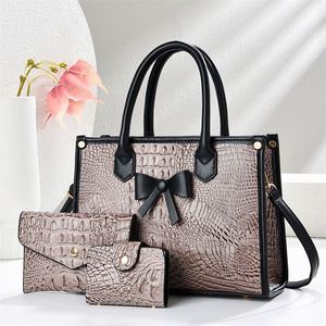 Creative Designer's Bag Set 3 PCS Casual Large Capacity Leather Totes Lady's Handbag - Product Image 6