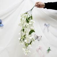 Oye Bouquet mural et de plafond en bougainvillier artificiel haut de gamme fait main pour décoration intérieure, longue durée (3-5 ans)