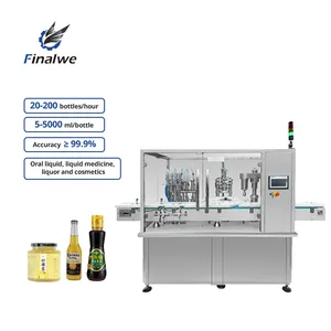 Finalwe坚固的饮料和果汁自动液体灌装机