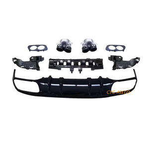 Difusor Trasero W205S C43 AMG Coupé para <span class=keywords><strong>Mercedes</strong></span> <span class=keywords><strong>Benz</strong></span> <span class=keywords><strong>Clase</strong></span> <span class=keywords><strong>C</strong></span> W205 Difusor 2015 <span class=keywords><strong>2016</strong></span> 2018 - Product Image 1