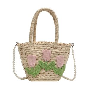 Bolso de paja colorido, bolsos de mimbre, bolso de paja tipo maleta, bolsas de mano grises, bolsa de mano grande, cestas de paja de plástico - Product Image 1