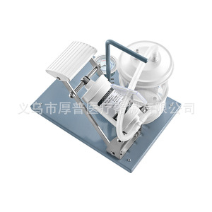 H004 Foot Operated <b>Suction</b> Device Manual Portable Medical Vacuum <b>Pump</b> For Head Use With Pressure Gauge And Collection Bottle - Product Image 1