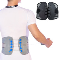 Ceinture de soutien lombaire orthopédique mécanique extra longue avec système de poulie à cordon réglable pour l'entraînement du dos et de la taille
