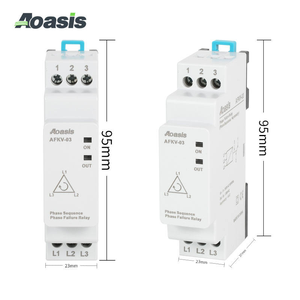Relé de Protección de Fase OEM ODM FKV-03 3*380V AC 50/60HZ, para Falta de Fase, Secuencia de Fase, Asimetría de Fase Fija del 40%, Sin Neutro - Product Image 5