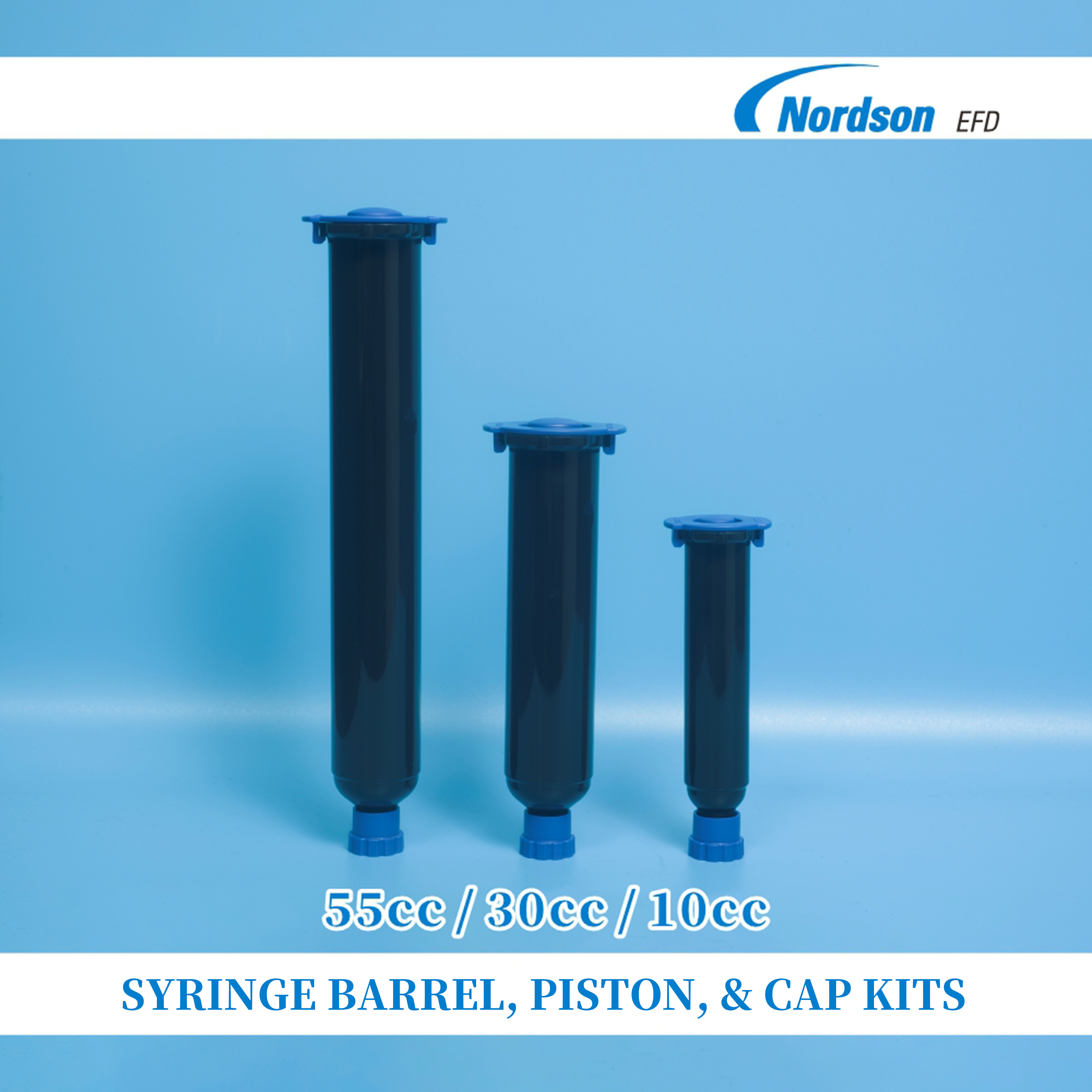 Opaque Black Syringe Barrels 55cc