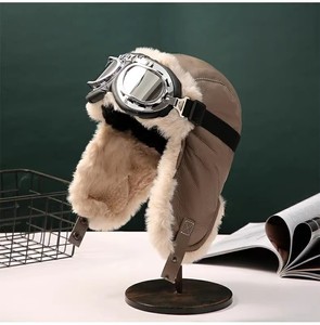 Kính phi công mùa đông unisex Y2K nhung bảo vệ tai ấm áp với thiết kế vẽ tay cho các nhiếp ảnh gia phi công thể thao ngoài trời - Product Image 4