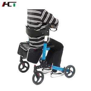 Wholesale <strong>Adults</strong> Rollator <strong>Walker</strong> Helper Folding Aluminium 4 Wheel Rollator <strong>Walker</strong> <strong>With</strong> <strong>Seat</strong> - Product Image 6