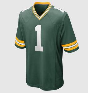 Hete Aanbieding Green Bay Packers # 10 Liefde # 1 Parsons Green voetbalteamshirt - Product Image 2