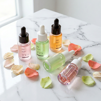 Bouteille compte-gouttes en plastique PETG de 10 ml avec impression de logo, sérigraphiée, avec bouchon inviolable pour huile essentielle, lotion, crème pour le visage