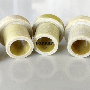 China Processable Yellow Epoxy <b>Resin</b> Fiberglass Insulating Tube - Product Image 1