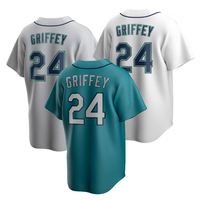 Monetcat Thời Trang Nam Polyester Thêu Tie Dye Da Seattle Mariners Đồng Phục Bóng Chày Jersey Thể Thao Tùy Chỉnh Áo Sơ Mi