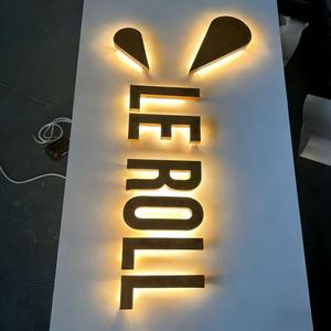 Letrero Luminoso Acrílico 3D para Exteriores con LED de Luz Blanca Cálida de 2700K, Forma Rectangular, Fácil Instalación - Product Image 2