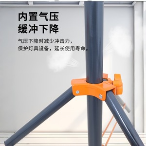 Photography Light Stand 2.8M Aluminum Alloy Tripod Outdoor Studio Flash Support Purple Green - Product Image 3