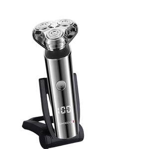 Afeitadora Eléctrica para Hombre, Recargable por USB, Resistente al Agua, Afeitadora Rotativa, Pantalla LED, Recortadora de Barba, Máquina de Afeitar - Product Image 1