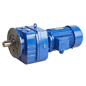 Gear Reducer With Motor BAFFERO R Series Inline Coaxial Helical Gearbox Gear Speed Reducer With Electric Motor
