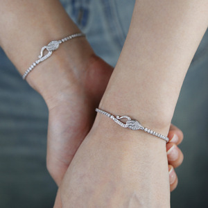 <span class=keywords><strong>Bracelet</strong></span> en laiton argenté micro pavé inspiré du <span class=keywords><strong>serpent</strong></span> glamour pour l'élégance du soir - Product Image 2