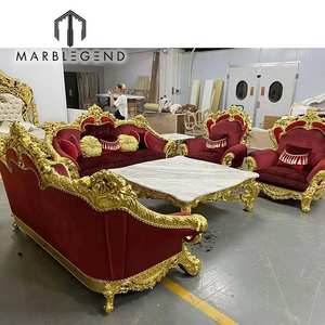 Canapé 3 places de style européen, mobilier de salon, canapé-lit - Product Image 6