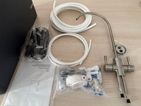 Système de filtration d'eau intelligent sans réservoir à osmose inverse OEM 4-5 étapes en plastique 600 GPD, écologique, avec TDS en temps réel pour évier électrique