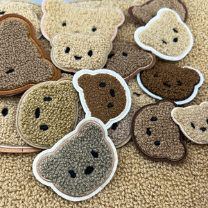 แผ่นผ้ากำมะหยี่ปักลายรูปหมีรูปสัตว์สำหรับเสื้อผ้าหมวกกระเป๋า - Product Image 4