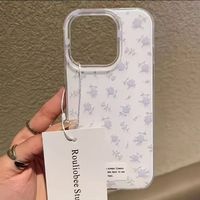 Coque de téléphone haut de gamme style dessin animé en forme de nœud pour iPhone 16 Pro Max 15, avec motif floral mignon, compatible iPhone 17 Pro Max