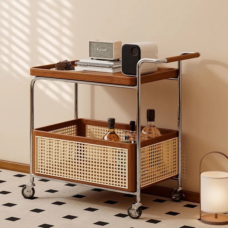 [Bois de noyer] Style osier (couleur vintage)