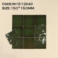 150x150mm crédence salle de bain intérieure brillante cuisine dosseret tactile carré briques carreaux de mur