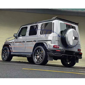 Ventes d'usine 2019-2025G-Class Station Wagon G63 Lèvre arrière W464 Diffuseur avant en carbone Style supérieur W Pare-chocs - Product Image 2