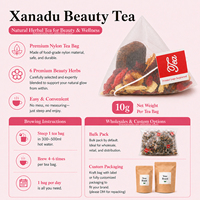 Thé de beauté Xanadu 10g/sachet Longane Dattes rouges Gingembre Sucre brun Goji Bien-être féminin Peau Réchauffant l'utérus |   Sachets de thé OEM / Emballages / Mélanges