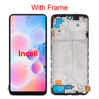 Ersatzteil Touchscreen OLED TFT Original Note 10S mit Rahmen Note 10 4G LCD-Display für Xiaomi Redmi M2101K7A M2101K7AG