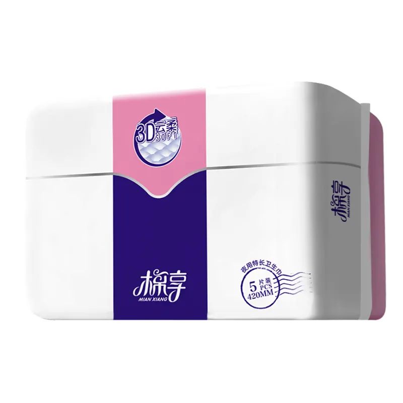 Hot Sell China Lady Sanitary Napkin Pads 240mm Dry Surface High Absorption Female Period Pads