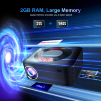 Projecteurs intelligents XNANO modèle populaire 2026 X5 Android 11, vidéoprojecteur portable UHD 400 ANSI Lumens WIFI LCD pour home cinéma